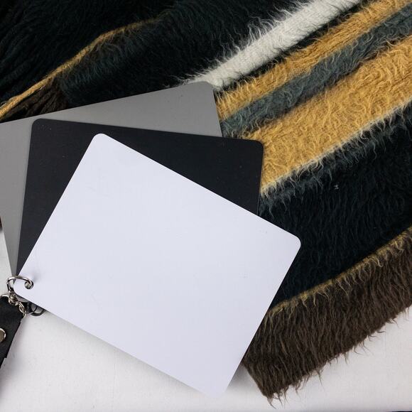 Cejon Brown Black White Striped Soft Scarf Unisex Men Women One Size - Picture 12 of 14